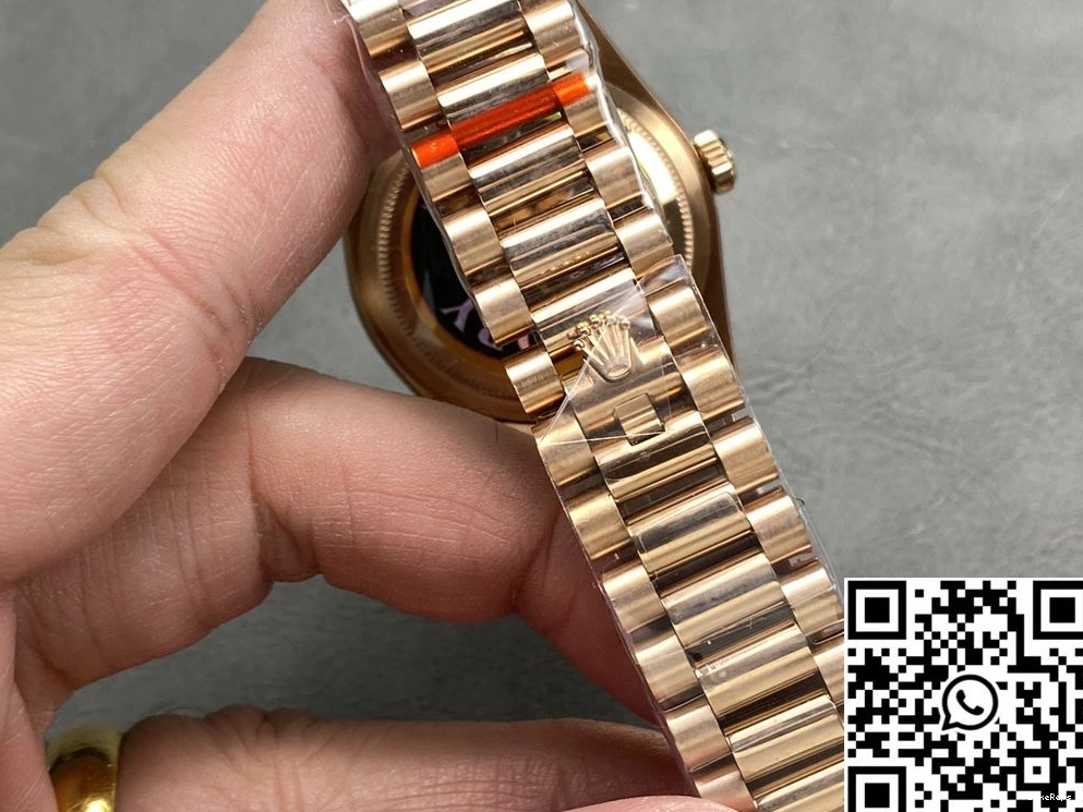 Tungsten Steel Rose Gold Rolex Date Dial v5 QF M128235-0085 Blue Day Factory 36mm 0312